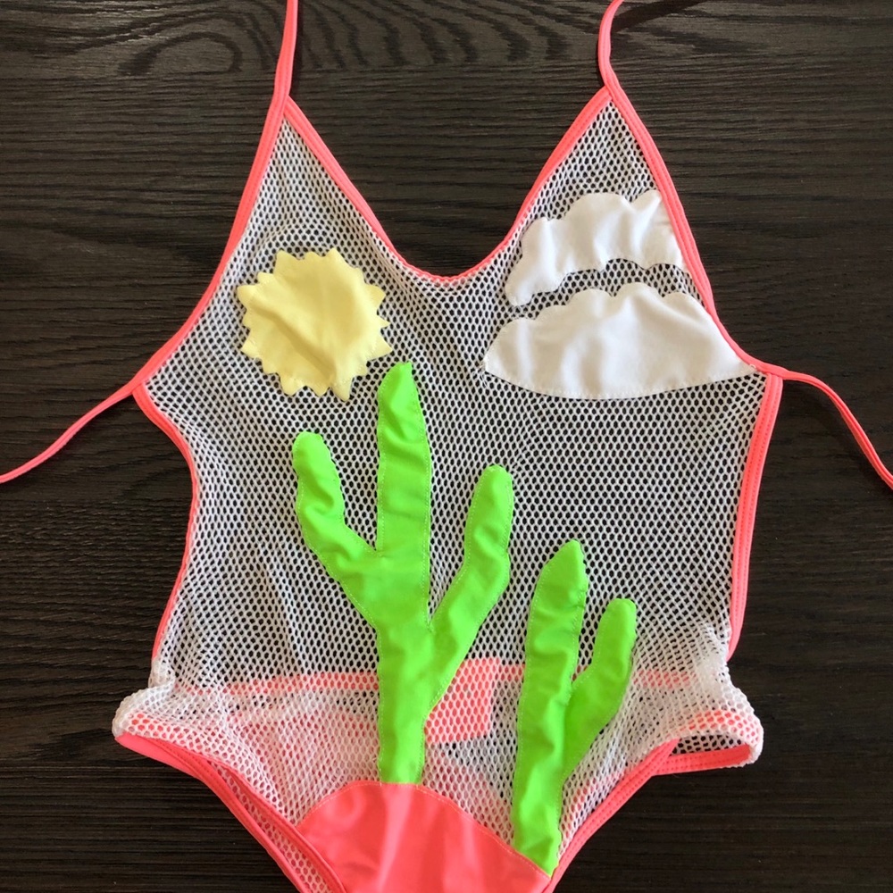 Lee and Lani Cactus swimsuit